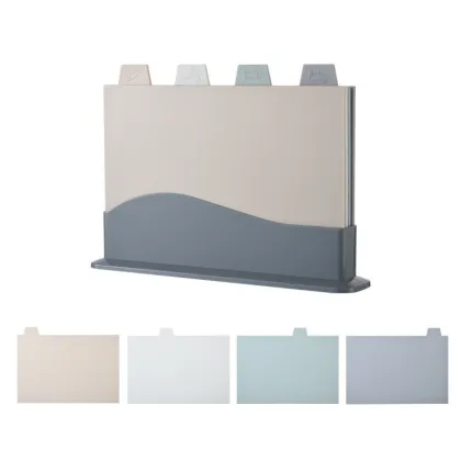 Customizable Multicolor Chopping Block: Natural Wheat Stalk & Plastic Cutting Board for Kitchen