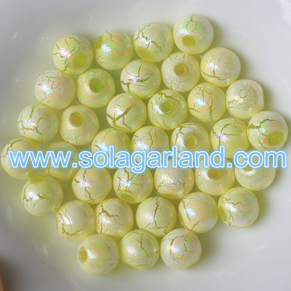 Plastic Round Jewelry Beads