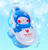 snowman shape irregular Christmas gift box tin cans