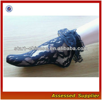 Elegant Ruffle/ Frill Lace Ankle Socks/ Lace Ruffle Nylon Ankel Socks