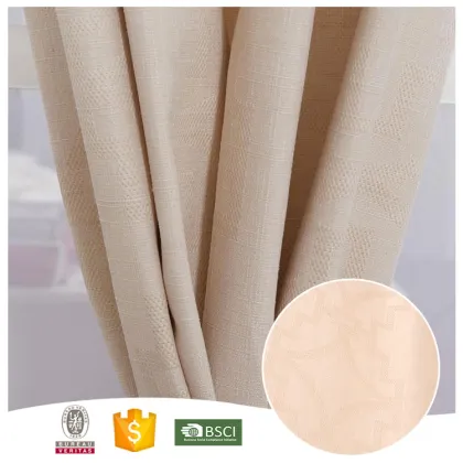 New Products Famous Brand Polyester Yellow Geometry Shading Curtain