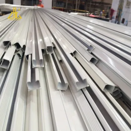 White Color Power Coated Aluminum Poles and Curtain Rail Tracks - Factory Wholesale Prices