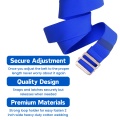 Senior Blue Metal Buckle Gait Belt