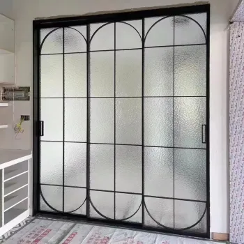 Narrow Frame Aluminum Swing-Out French Door for Interior Balcony