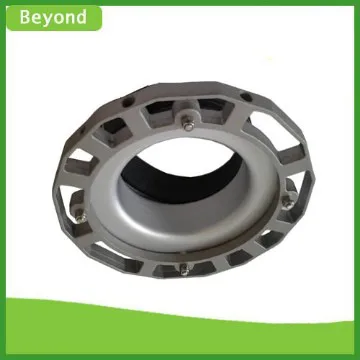 Professional photographic connector with rubber protecting