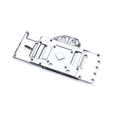 BYKSKI GPU Water Block για Sapphire/AMD/XFX/ASROCK RX 6700 XT Founders Edition-5V/12V RGB A-RX6700XT-X