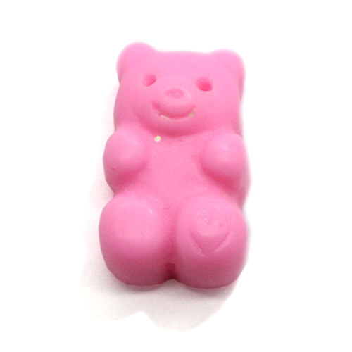 Romantic Lovely Bear Resin Beads Artificial Animal Diy Art Decoration Jewelry Ornament Keyring Making Store