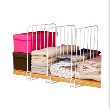 Metal Shelf Dividers for Wardrobes and Drawers - Organizer and Storage Rack