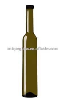 375ml dark green ice wine bottle