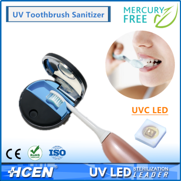 Handheld UV LED Light Toothbrush Sterilizer / Toothbrush Sanitizer