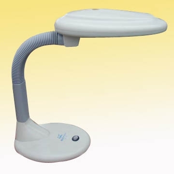 Constant-lighted Eye-protecting Halogen Desk Lamp, Switch on Base