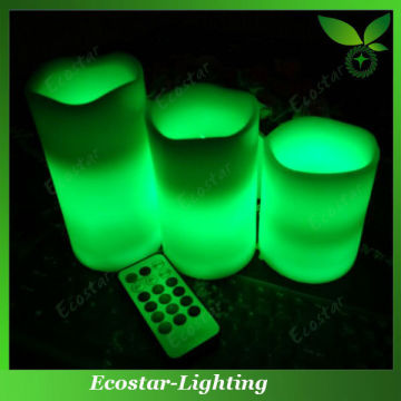 Nontoxic Reomot Contolled LED Wax Candles for Christmas Decoration