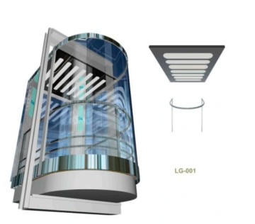 Circular Glass Panoramic Elevator