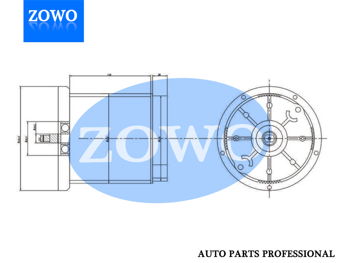 Phjd011 Dc Motor 12v 0 1kw