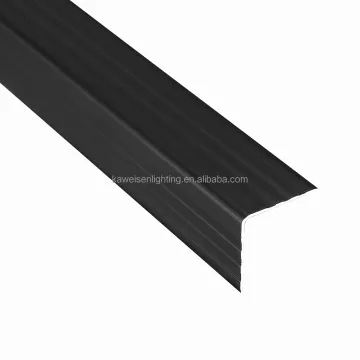 Custom Black Mass Production Right Angle Aluminum Profiles for Flight Case & Road Case Components Assembly