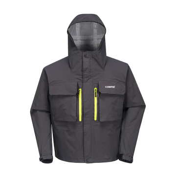 Factory Custom Breathable Waterproof Fishing Jacket with Multiple Pockets