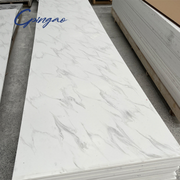 CPingao Mẫu miễn phí: Kết cấu đá cẩm thạch sửa đổi các tấm bề ​​mặt rắn acrylic cho mặt bàn bếp