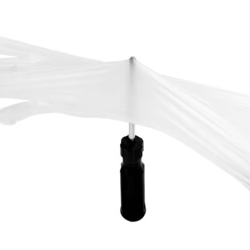Guantes TPE desechables: guantes blancos sin polvo con plástico elástico para uso doméstico