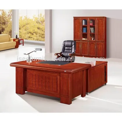 Solid wood office executive table IA145
