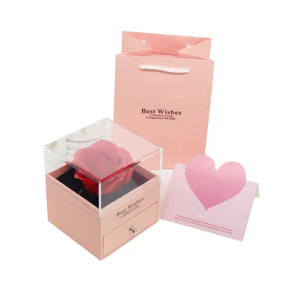 Wholesale Clear Acrylic Plexiglass Flower Display Box - Eternal Flower Box
