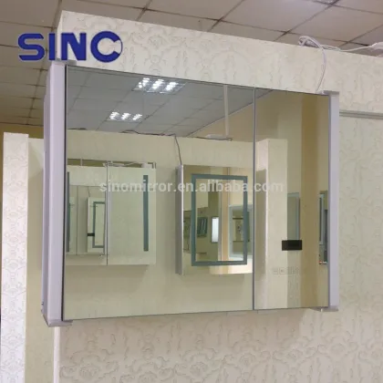 Illuminated Bathroom Mirror Cabinet with UV Disinfection Function