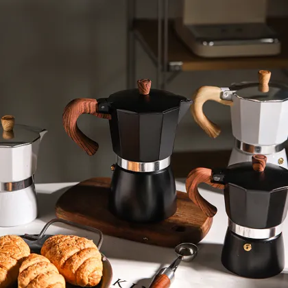 Premium classical customized aluminum alloy espresso coffee maker moka pot