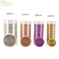 11pcs 28mm Metal Ring Binder Mushroom Hole Loose-leaf Rings Notebook Accessories Binding Ring Metal Disc Binding Planner Rings