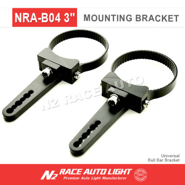 Bull Bar Universal Circle 3" Lighting Bracket Mounting Trucks ATVs UTVs