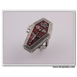 Colored Oil Rings of Jesus and Cross