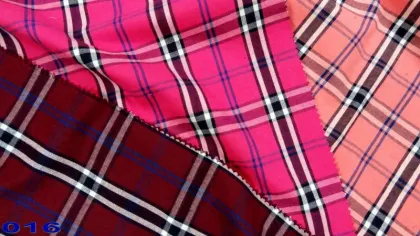 pink check flannel shirt