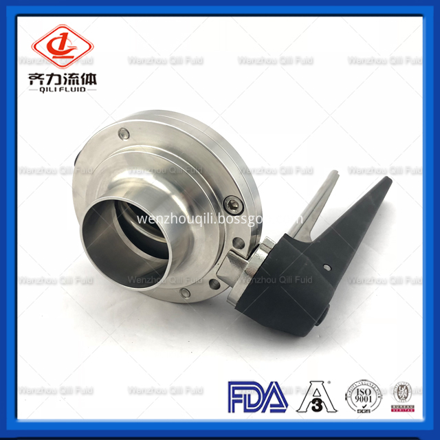 Sanitary Stainless Steel Butterfly Valve 39