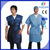 SPP/SMS Non Sterile Blue hospital uniform medical patient gown