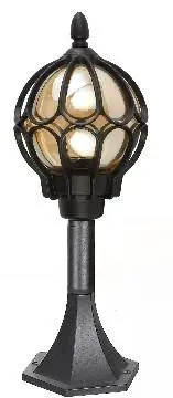 Aluminium E27 Garden Light with glass diffuser