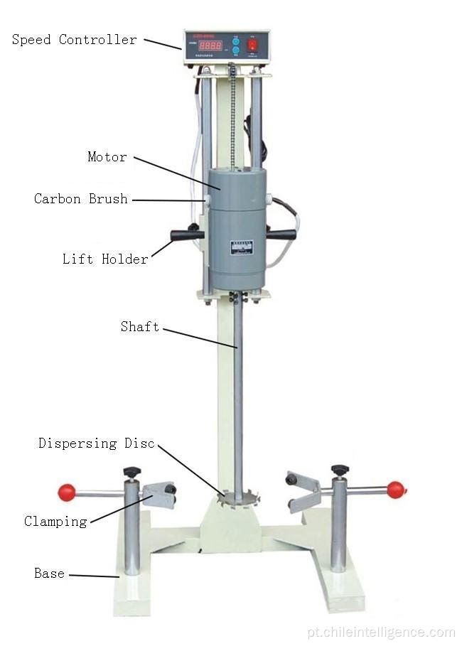 Laboratório usa misturador de alta velocidade