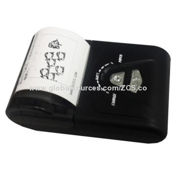 Rechargeable Thermal Printer, Bluetooth and USB Interface, Any Language Printing, Free Test App