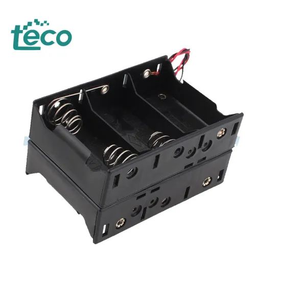 Back-to-Back 6 D Size Cell Battery Holder Case with Leads: The Ultimate Storage Solution for Large Battery Needs