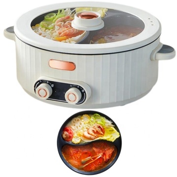 Wholesale Factory Price Big Round Electric Skillet 6L Capacity Hot Pot Cooker
