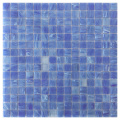 Hot Spring Spa Blue Glass Mosaic Wall Tiles