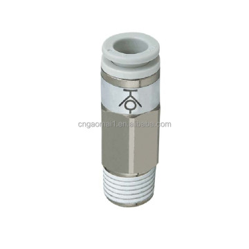 Factory Supply: SMC Solenoid Valve with Straight Connector - Pneumatic Quick Fitting Air Fitting