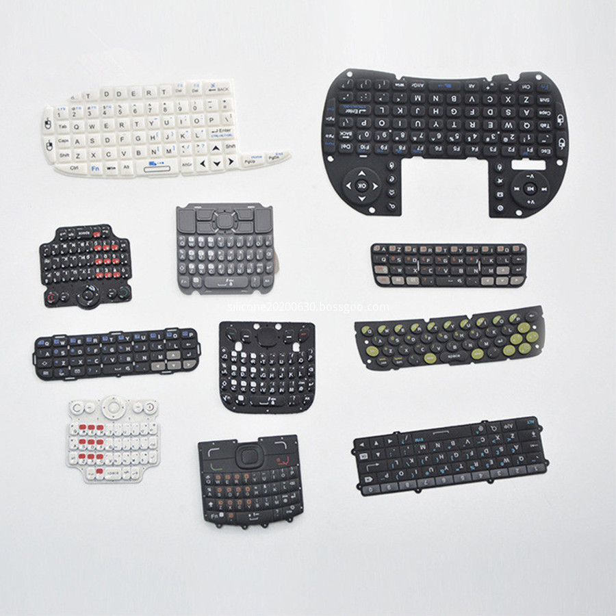 Waterproof electronic silicone buttons