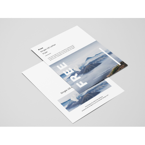 A well-designed advertising brochure