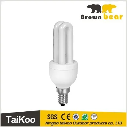 u shape energy saving bulb, CE verified bulb
