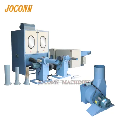 Adjustable Airflow Blower Waste Cloth Stuffing Machine with Sponge Crushing Filling Line
