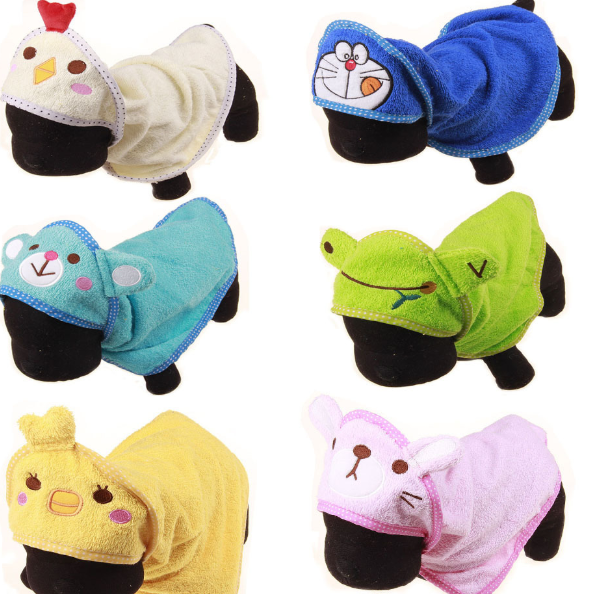 Hooded Cat Bath Towels