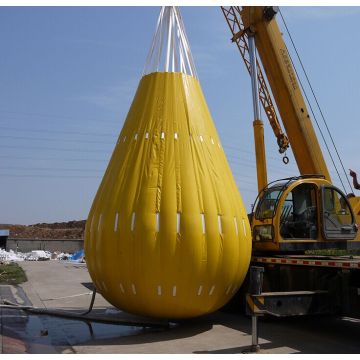 Prueba de carga de las bolsas de agua