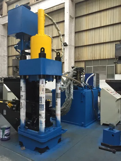 Waste Aluminum Shavings Round Block Making Machine