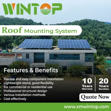 Solar Rail Racking System for Tin Roof PV Modules