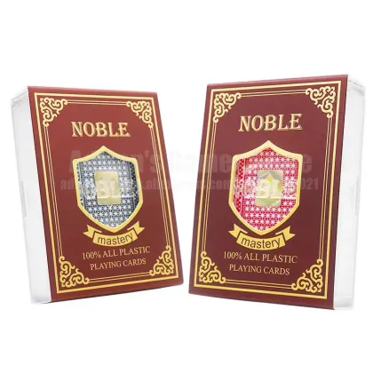 NOBLE Plastic Playing Cards Advanced Plastic Poker Cards PVC Pocker Cards Texas Hold'em