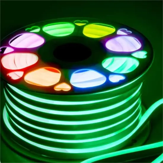 Waterproof RGB LED Neon Strip Light - 1cm Cuttable, Flexible, and Affordable Outdoor Decoration Lighting