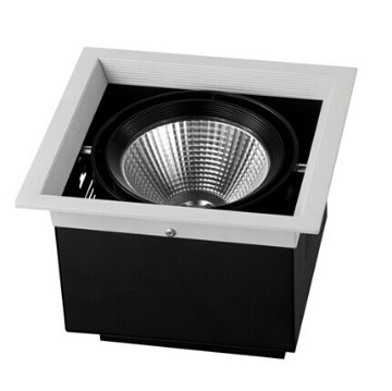 COB spotlight 1X30W 4000K grille design for shop lighting